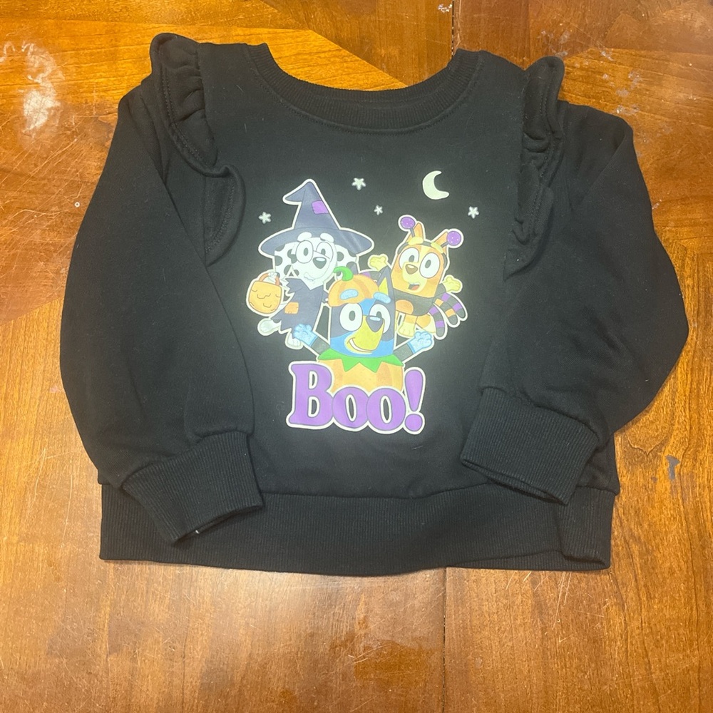 Jumping Beans Black Boo Kids Sweatshirt